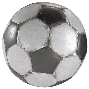 3D model soccer ball diry