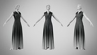 Dress 55 Charleston Green With Design
