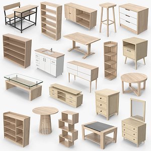 20 Furniture Models Collection 3D model