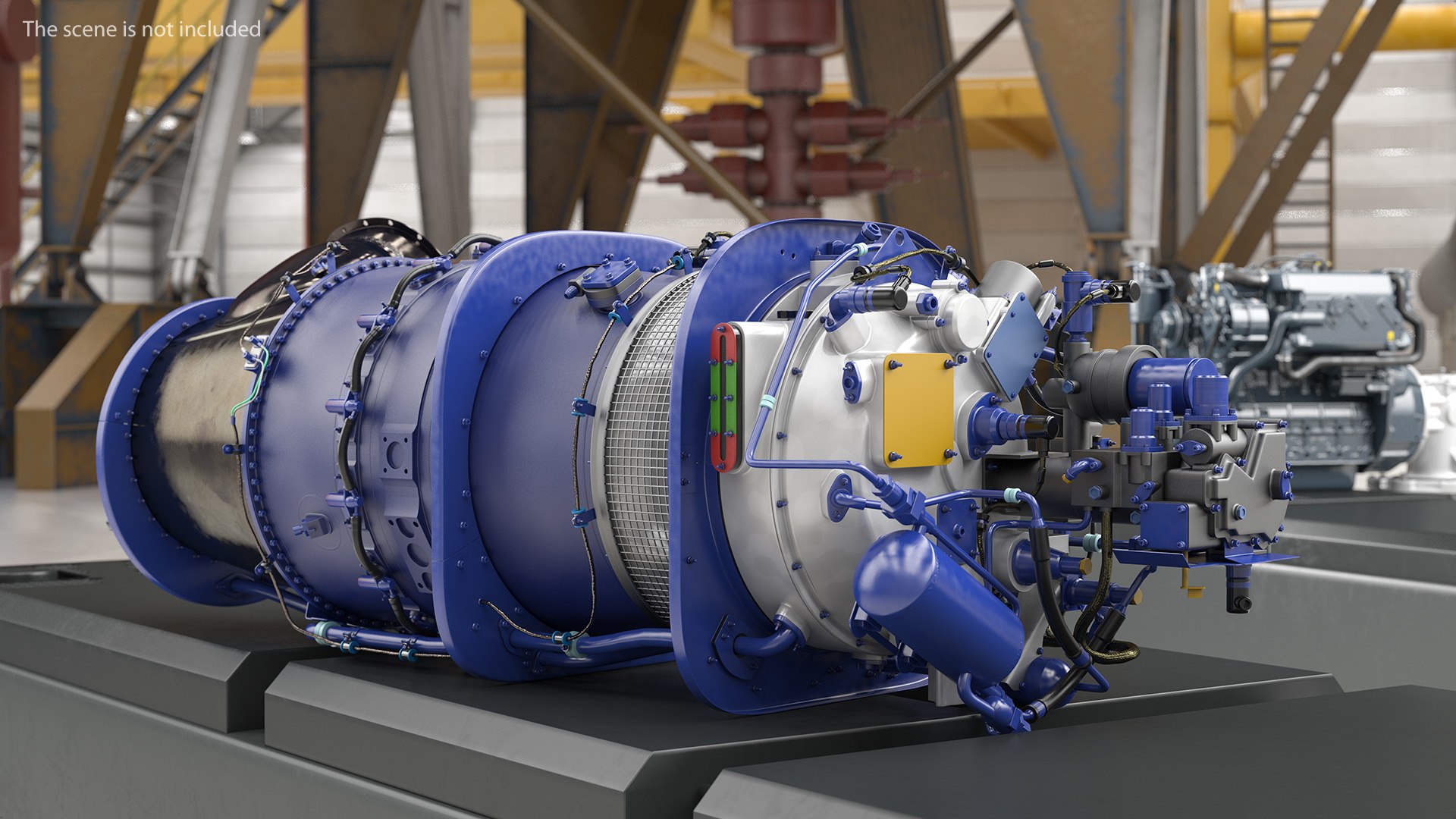 3D Turboshaft Engine - TurboSquid 1486521