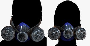 gas mask 3D model