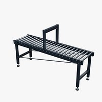 Gravity Roller Inspection Station 2300x540mm Configuration 09