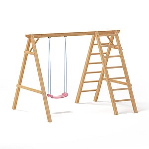 3D children swing ladder