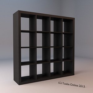 ikea bookshelf 3d model