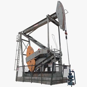 3D Oil Pumpjack PBR