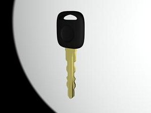 3d car key