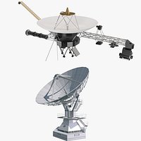 Voyager 1 and Satellite Dish