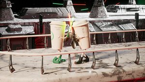 3D SPOON LASER model