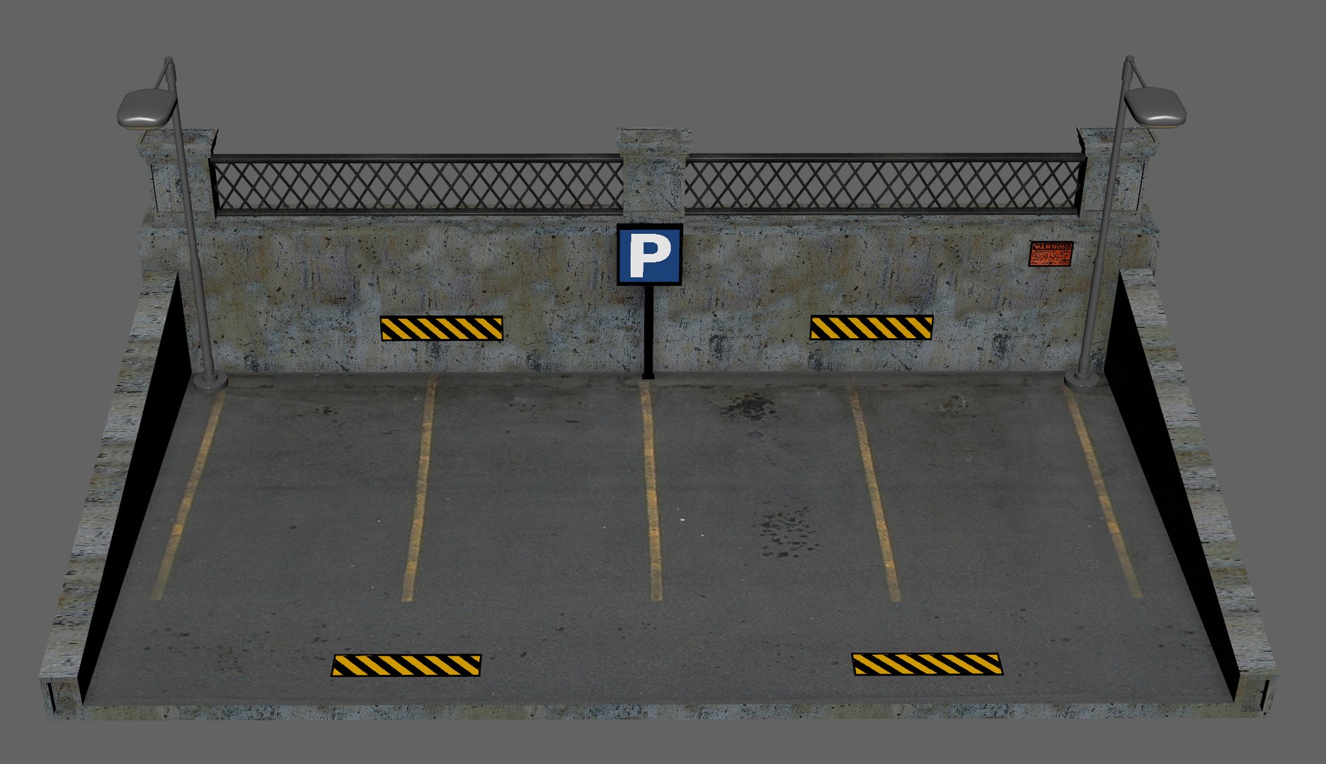 3D Parking Model - TurboSquid 1374717