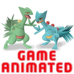 POKEMON Sceptile Animated Game Already model 3D