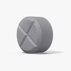 Unpacked Pill 3D model