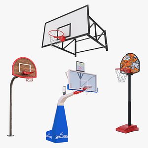 3D Basketball Hoops 3D Models Collection 3 model