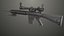 Sniper07 Preto Genérico Todas as Texturas PBR Unity UE