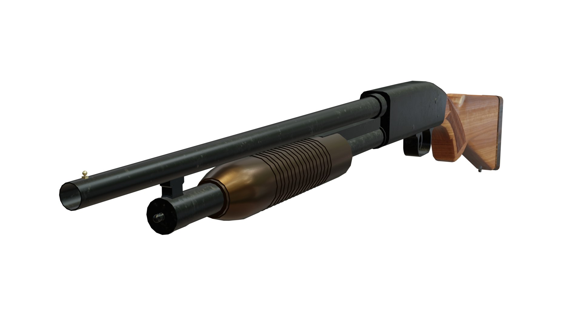 3d Model Shot Gun Mossberg 500 Turbosquid 2106620 4572