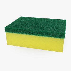 Kitchen Sponge Fur 3D model