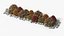 Landscape Shrub Planting with Natural Stones