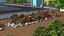 Landscape Shrub Planting with Natural Stones