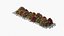 Landscape Shrub Planting with Natural Stones