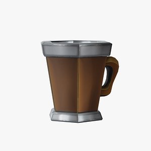 Beer cup - game ready model