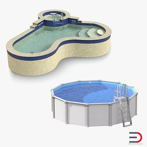 swimming pools 3d 3ds