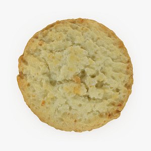 3D Butter Cookie Country Style model