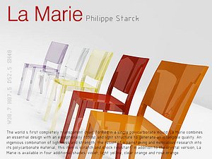 max transparent chair la marie