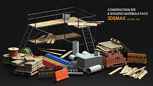 3D Construction Equipment Pack model