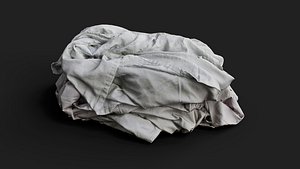 cloth fabric folded pile 3 PBR photogrammetry
