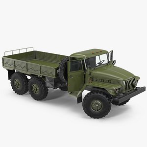 Ural 4320 Soviet Cargo Truck Rigged
