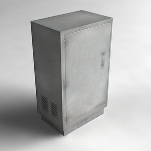 street utility box 3d max