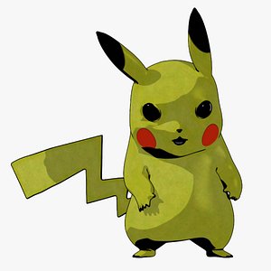 pikachu 3D model