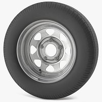 Car Tire with Steel Wheel