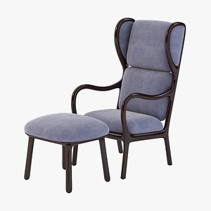 Bergere 30 Armchair by Ceccotti Collezioni