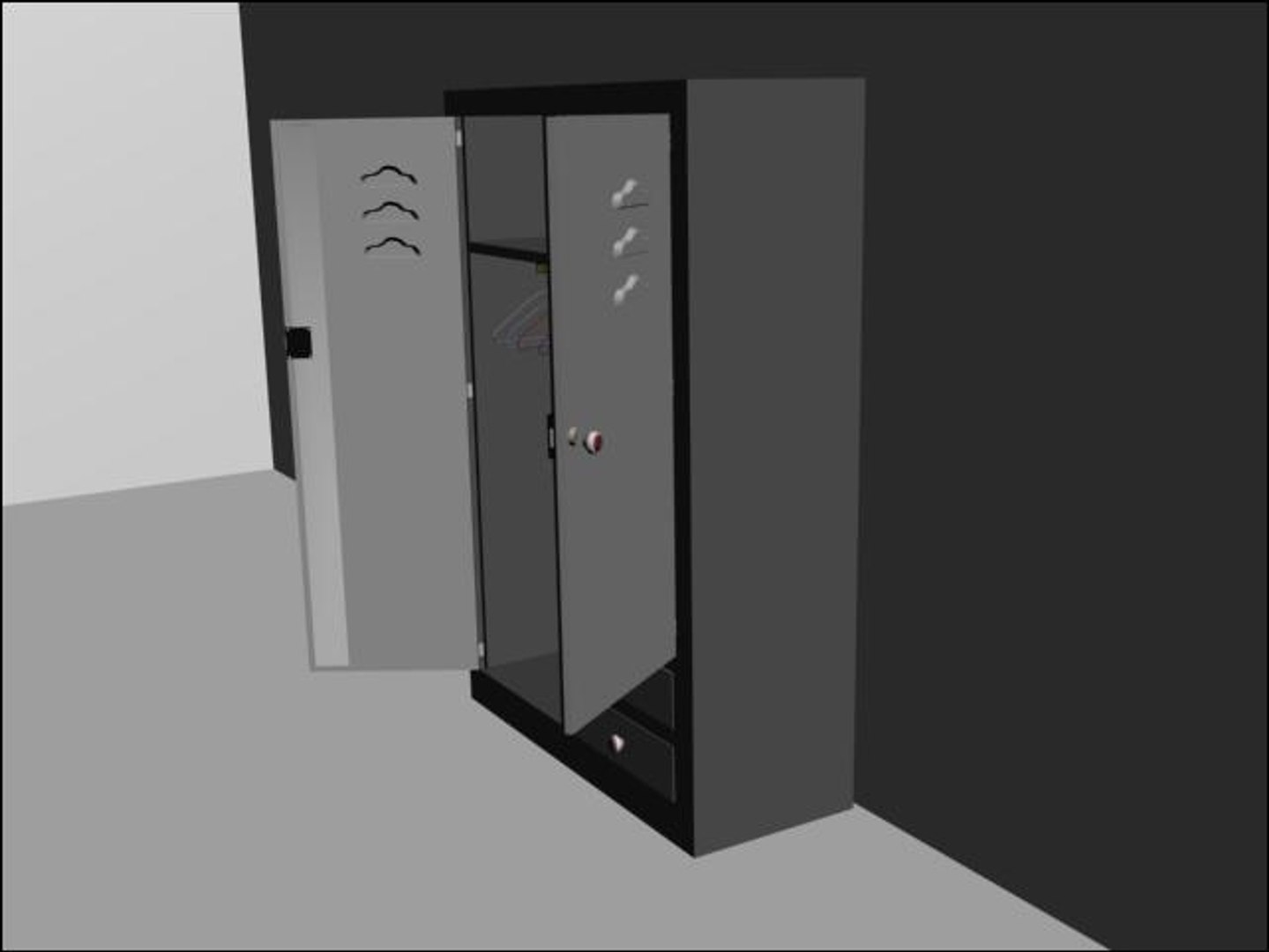 3d Model Of Closed