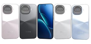 3D Vivo iQOO Z11 Turbo All Colors model