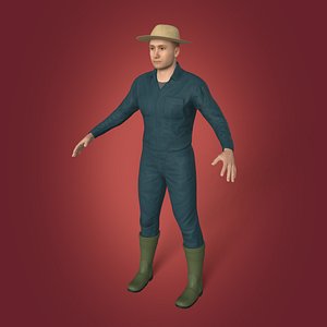 High Quality FK IK Rig 3D model