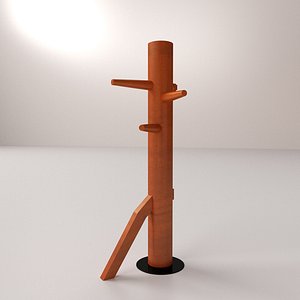 wooden dummy 3d model