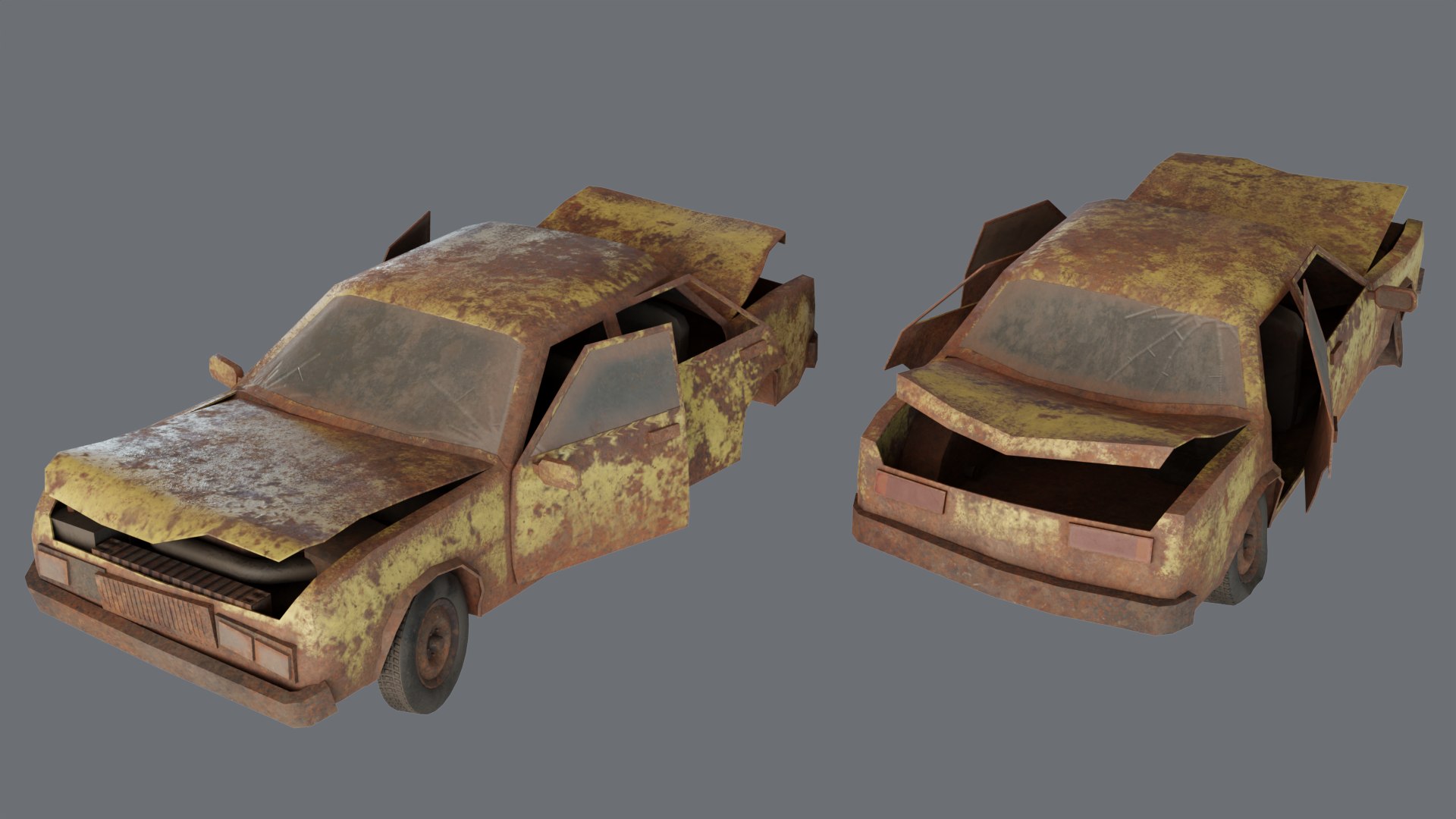 3D Apocalyptic Damaged Car https://p.turbosquid.com/ts-thumb/Gn/HO4Dia/4P/abc007/png/1655071889/1920x1080/fit_q87/3732b58e02bc24986f98a4f4b3608006e5eaf911/abc007.jpg