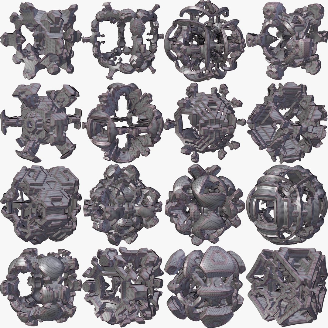 3D Abstract Shape Model - TurboSquid 1203307