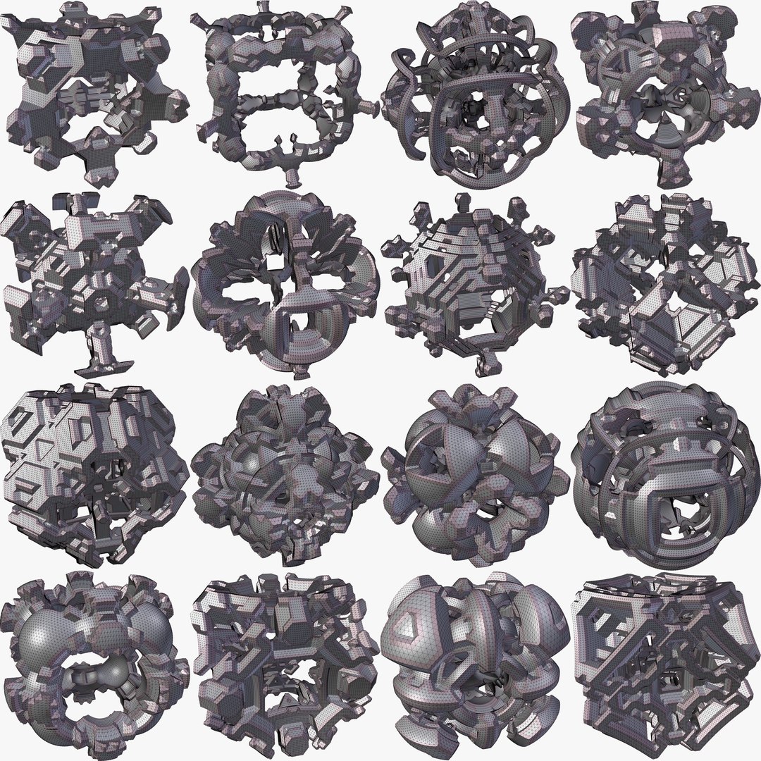 3D Abstract Shape Model - TurboSquid 1203307