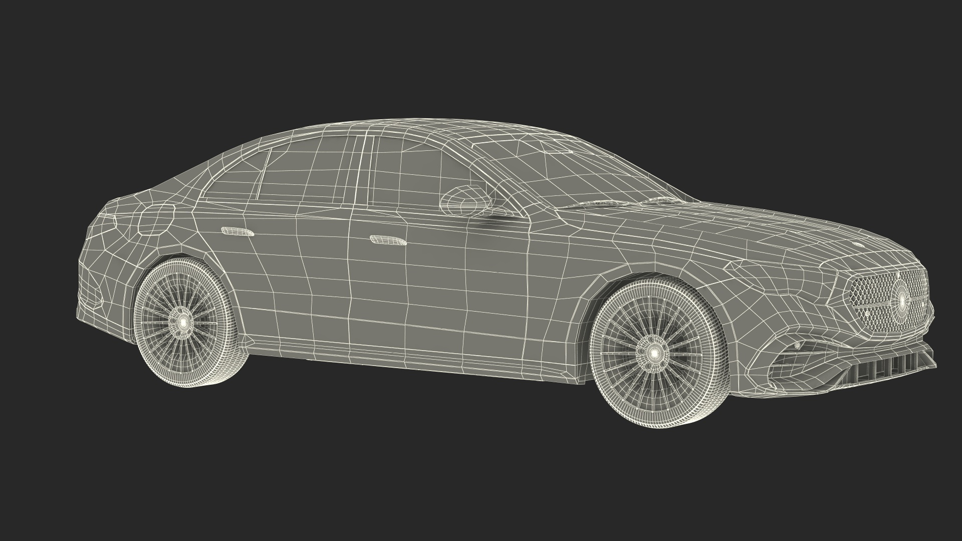 Mercedes E-class Turquoise Color 3D Model - TurboSquid 2165443
