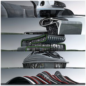Futuristic Building Bundle