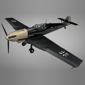3D messerschmitt bf 109 e