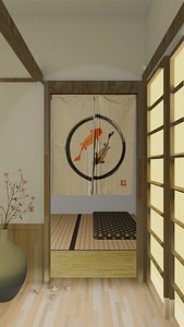 Serenity Curtain 3D model