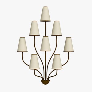 3D Persane Wall Sconce by Jean Royere