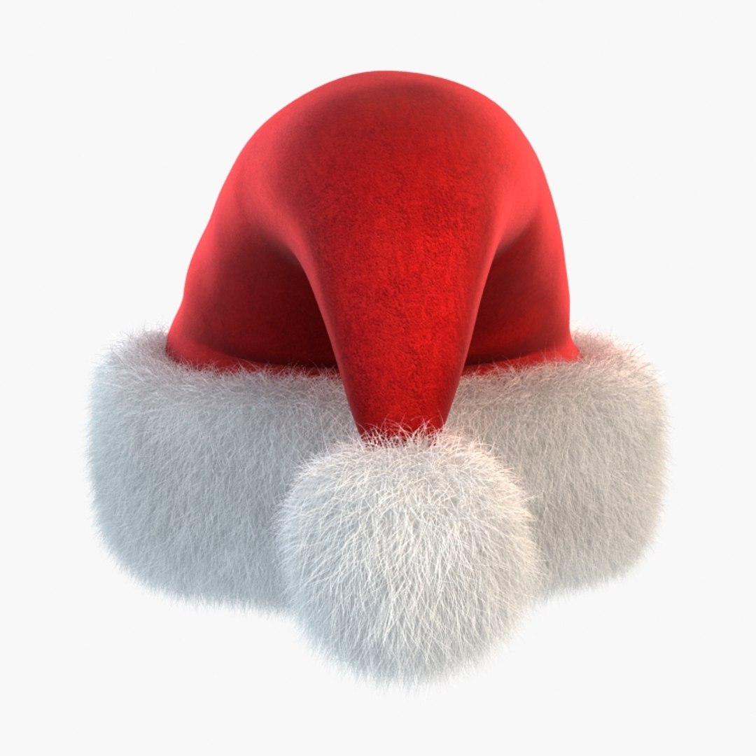 3d Santa Hat Model