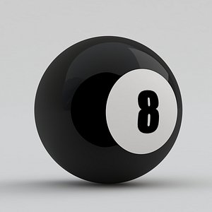 Pool Snooker Ball 8