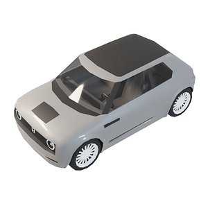 3D Honda EV urban model