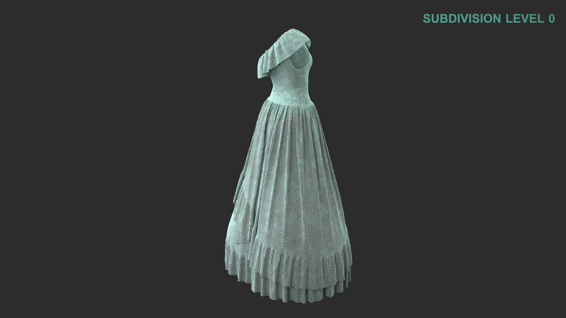 3D Dress - TurboSquid 2134207