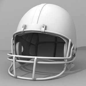 3d football helmet model